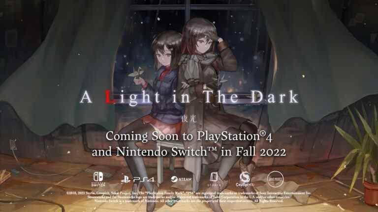 Le roman visuel A Light in the Dark arrive sur Switch
