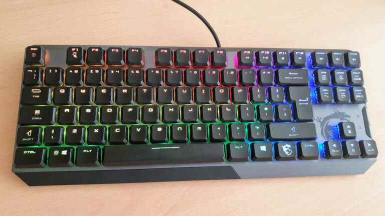 Test du MSI Vigor GK50 Low Profile TKL – un excellent clavier de jeu de voyage
