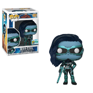 SDCC 2019 EXC - Capitaine Marvel : Minn-Erva Pop !  Figurine en vinyle