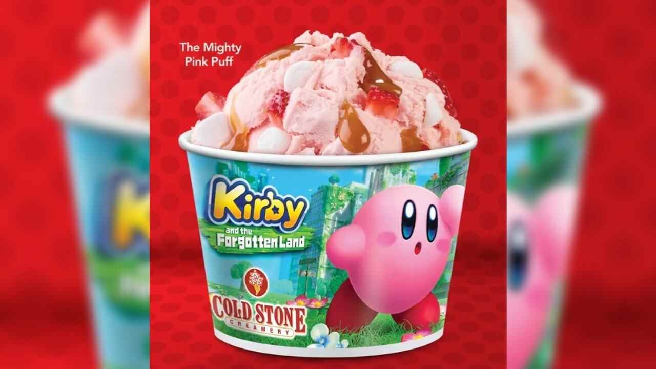 Nintendo s'associe à Cold Stone pour créer des glaces Kirby, Mario et Animal Crossing
