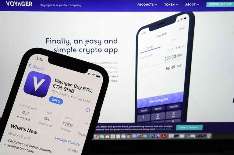 Le prêteur cryptographique coté à la TSX, Voyager, dépose le bilan une semaine après avoir interrompu les retraits