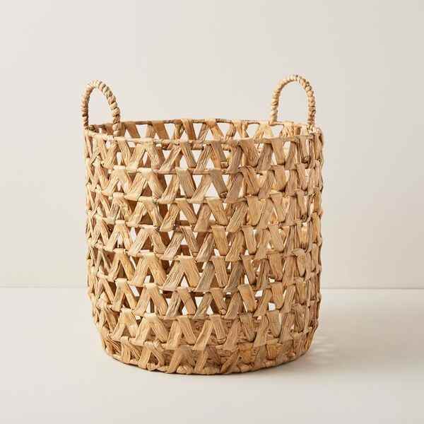 Panier Zig Zag à tissage ouvert West Elm