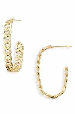 Kendra Scott Grier Link Hoop Boucles d'oreilles