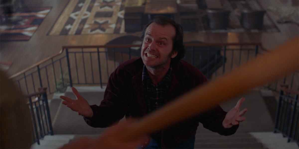 Le Shining Jack Torrance dans les escaliers