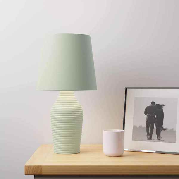 EEMKAY® New Ceramic Luna Stoneware Sage Green Lampe de table