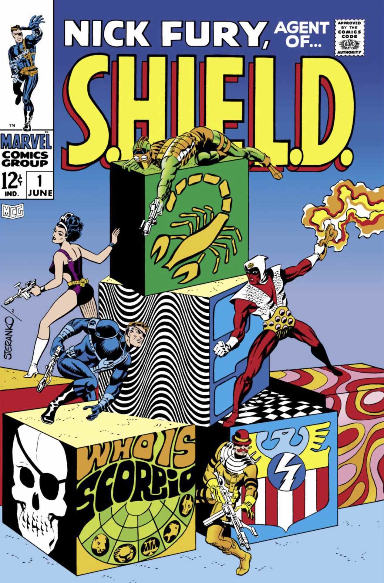 Couverture de Nick Fury : Agent du SHIELD #1