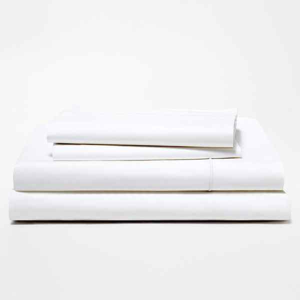 Ensemble de draps en percale Snowe (grand lit)