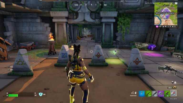 Emplacement de la porte secrète Fortnite dans les sanctuaires mélangés et guide complet du puzzle
