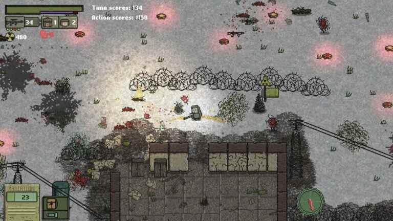 Road of Death, jeu de tir 2D, disponible sur Switch
