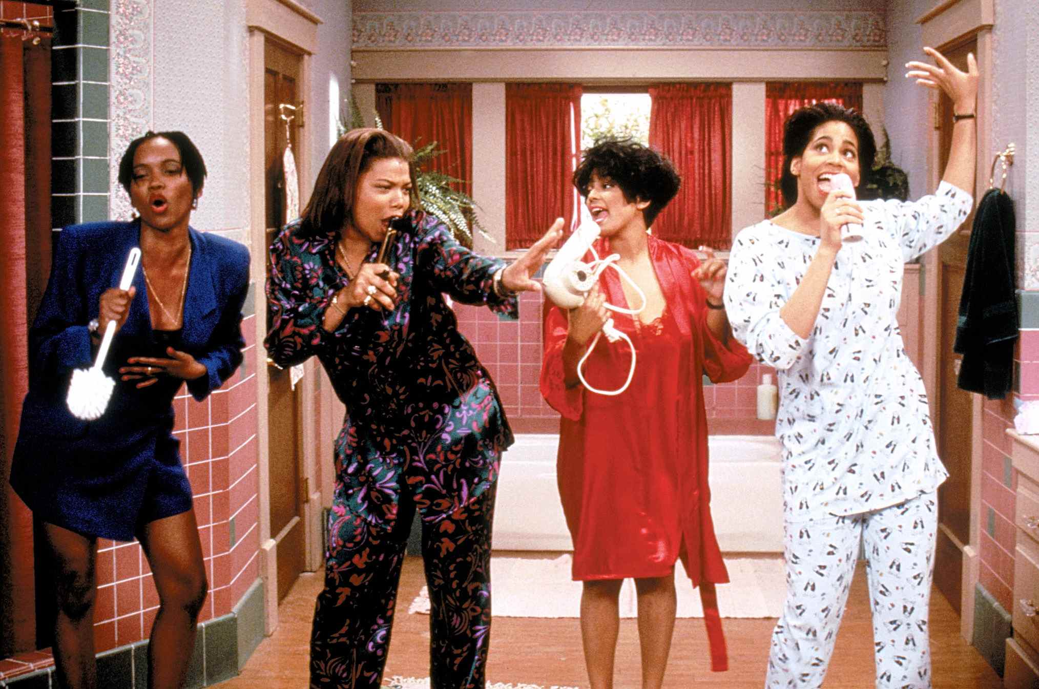 Erika Alexander, Queen Latifah, Kim Fields, Kim Coles dans Living Single