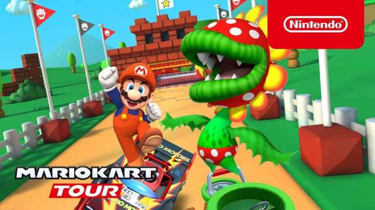 Mario Kart Tour annonce la visite de l'usine de Piranha avec Petey Piranha
