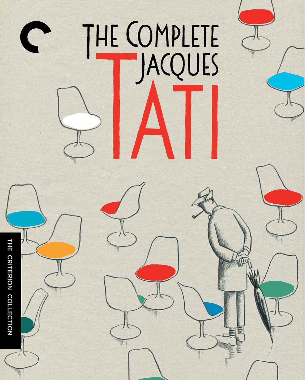 Couverture du coffret Criterion Collection de L'intégrale de Jacques Tati.