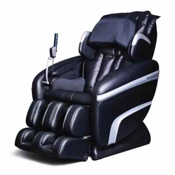 Titan Osaki 7200 Series Fauteuil de massage 2D inclinable en similicuir noir avec zéro gravité et haut-parleurs Bluetooth intégrés