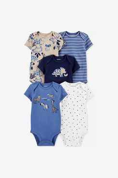 Lot de 5 bodys à manches courtes Carter's Baby Boys