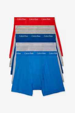 Calvin Klein Lot de 5 boxers classiques en coton pour homme