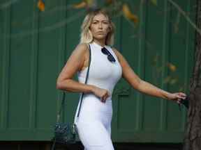 Paulina Gretzky lors du troisième tour du Masters à Augusta le 14 novembre 2020.