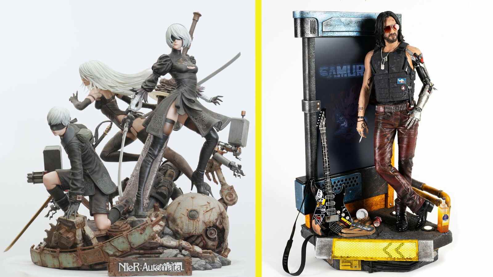 Un héritage d'un parent perdu depuis longtemps vous oblige à vivre entouré de statues Nier: Automata ou Cyberpunk 2077

