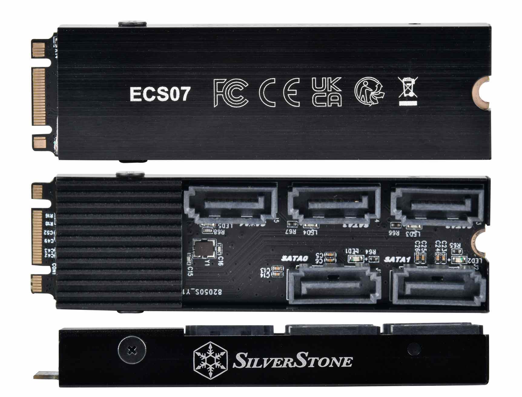 Silverstone ECS07 M.2 vers 5x SATA