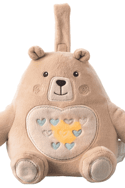 Bennie the Bear Grofriends Aide au sommeil lumineuse et sonore rechargeable