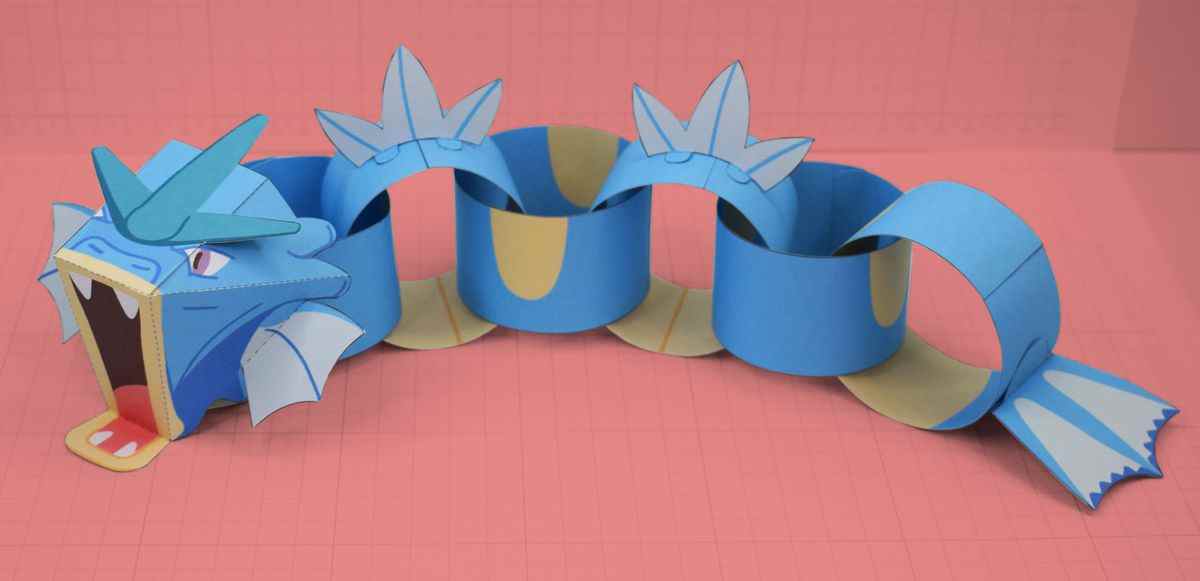 Produit final Paper Chain Gyrados