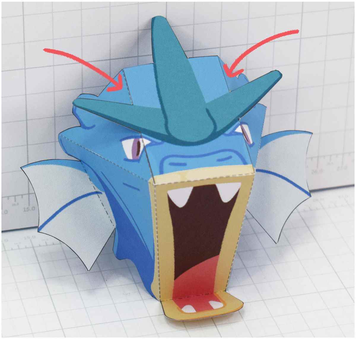 Processus Gyarados à chaîne en papier 3/6