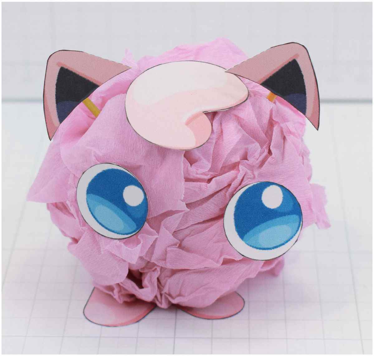 Paper Ball Jigglypuff processus 4/4