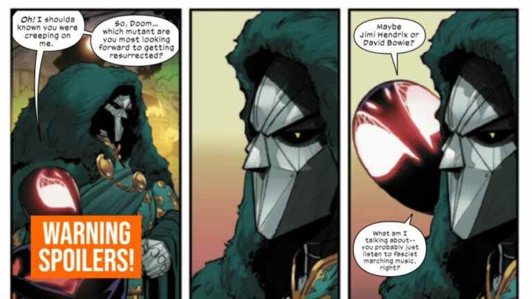 Doctor Doom est un fan de David Bowie – et oui, c’est canon