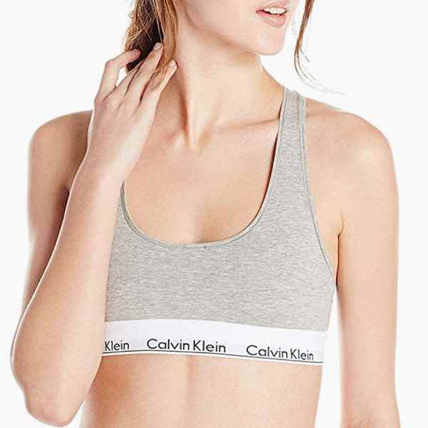 Calvin Klein Bralette moderne en coton pour femme