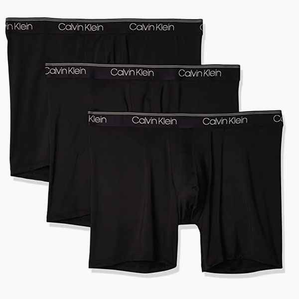 Calvin Klein Lot de 3 boxers pour homme Taille haute Micro Stretch