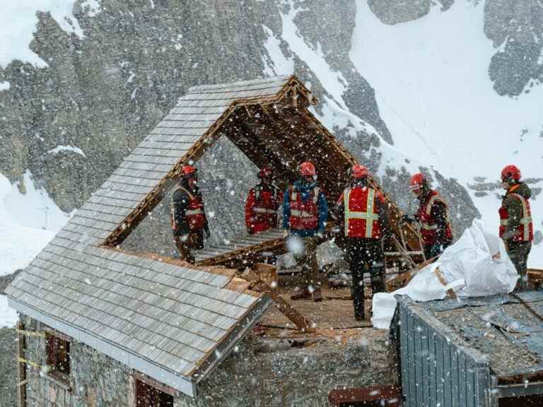 Une cabane centenaire dans les montagnes Rocheuses a été démantelée à cause de l’érosion