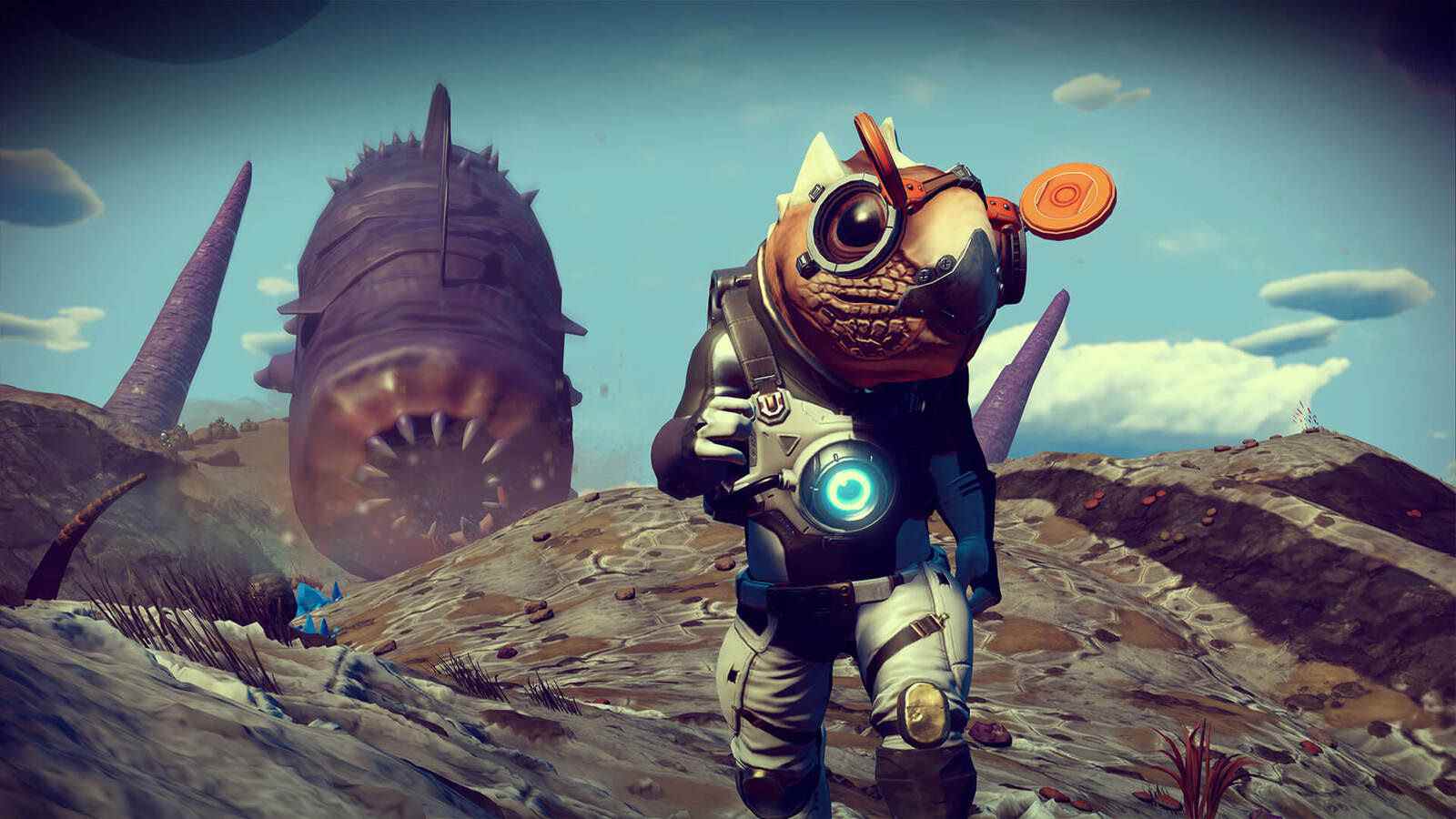 La mise à jour énorme de No Man's Sky Origins débarque aujourd'hui, apportant avec elle les vers de sable géants de la légende

