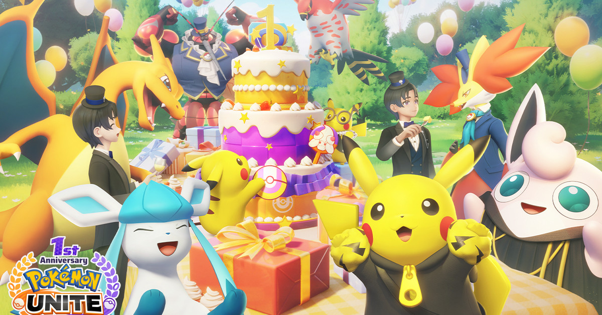 Le premier anniversaire de Pokémon Unite apporte des personnages gratuits et Glaceon
