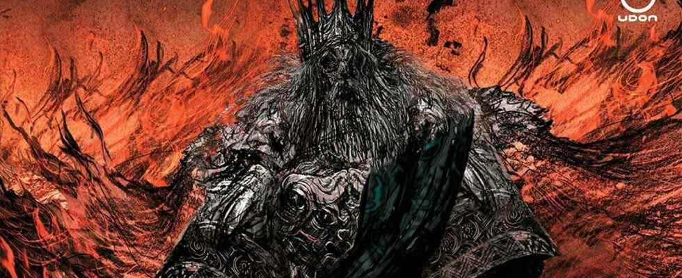 Dark Souls: Design Works reprint Gwyn cover