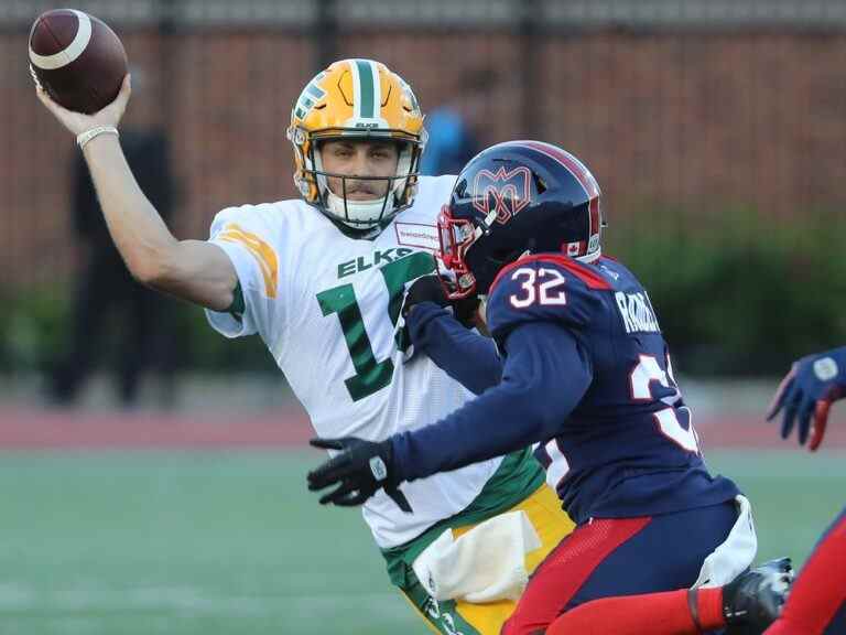 Les Elks d’Edmonton devancent les Alouettes de Maciocia pour une deuxième victoire de la saison