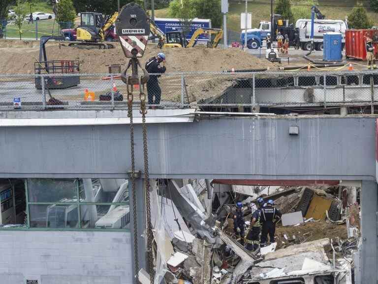 Des équipes de secours localisent le corps d’un homme disparu sur le site d’un parking effondré à Vancouver