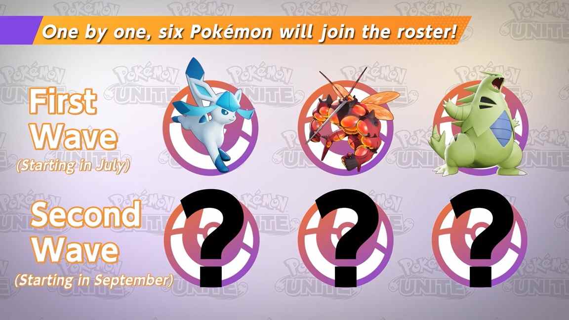 Glaceon, Buzzwole et Tyranitar rejoignent Pokemon Unite
