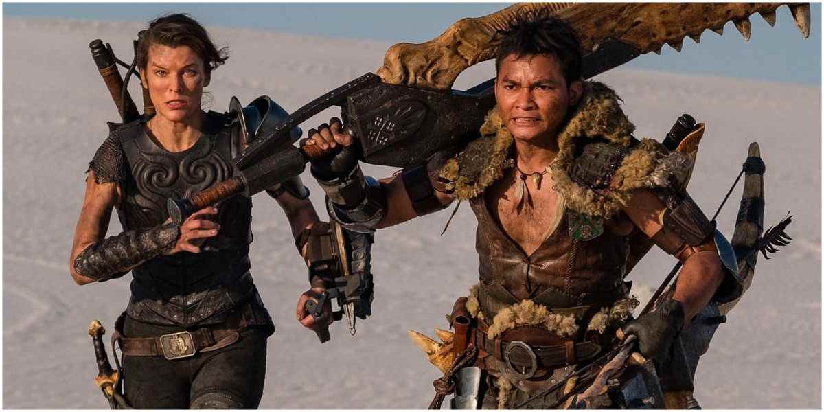 Milla Jovovich et Tony Jaa dans le film Monster Hunter