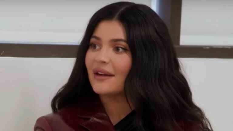 Kylie Jenner on The Kardashians.