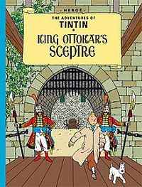 Couverture du sceptre du roi Ottakar par Herge