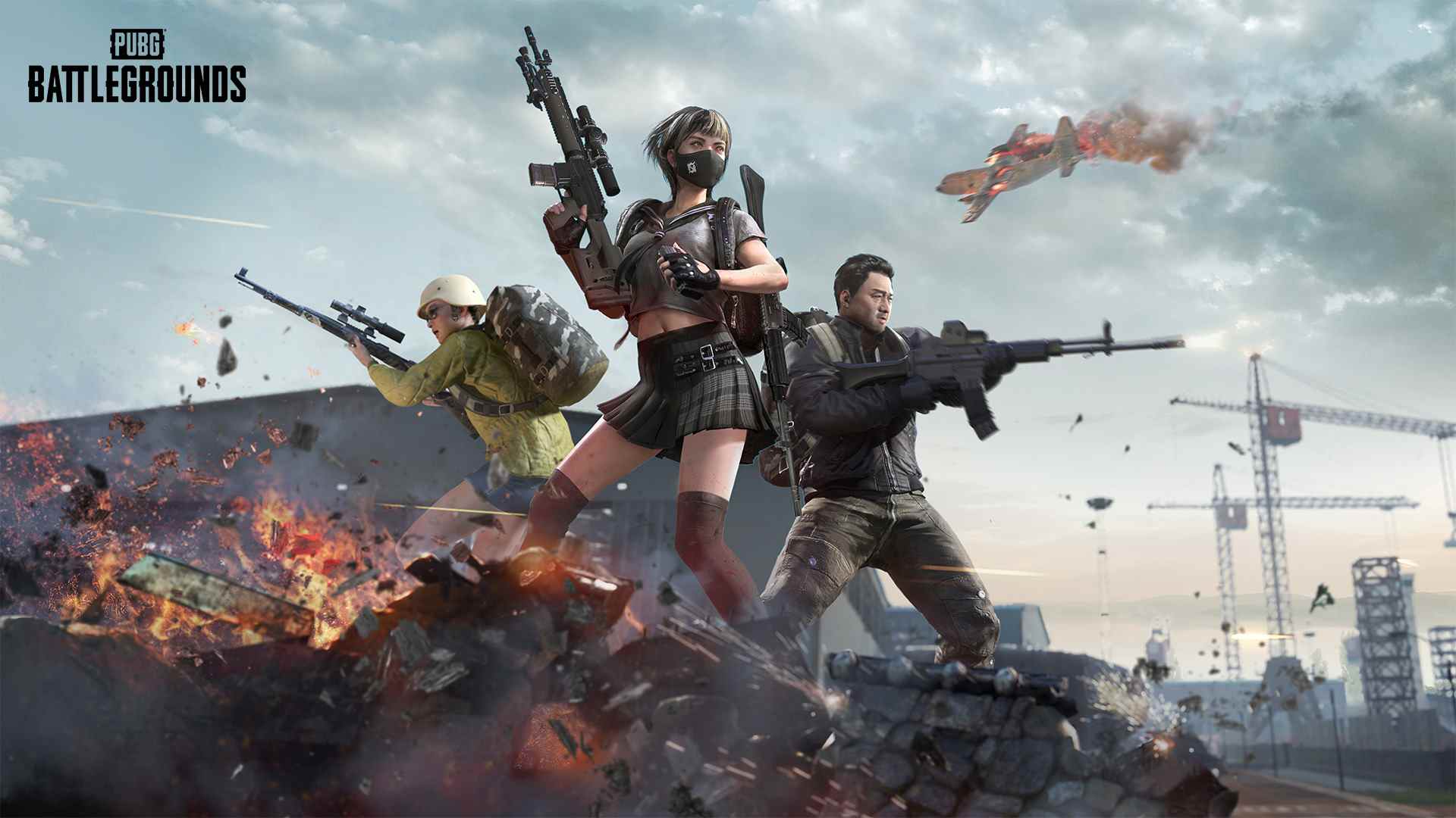 Une image d'une sélection de personnages jouables de PUBG Battlegrounds, l'un des meilleurs jeux de bataille royale