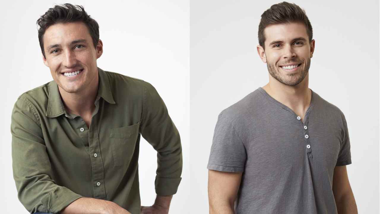 Tino Franco et Zach Shallcross dans The Bachelorette.