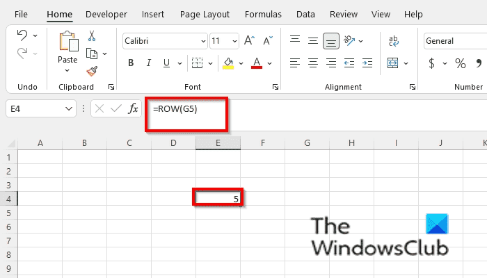 Comment utiliser la fonction ROW ou ROWS dans Excel