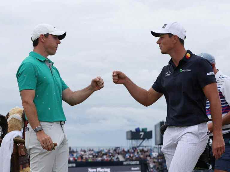 THE OPEN: Rory McIlroy et Viktor Hovland prêts pour le duel de dimanche