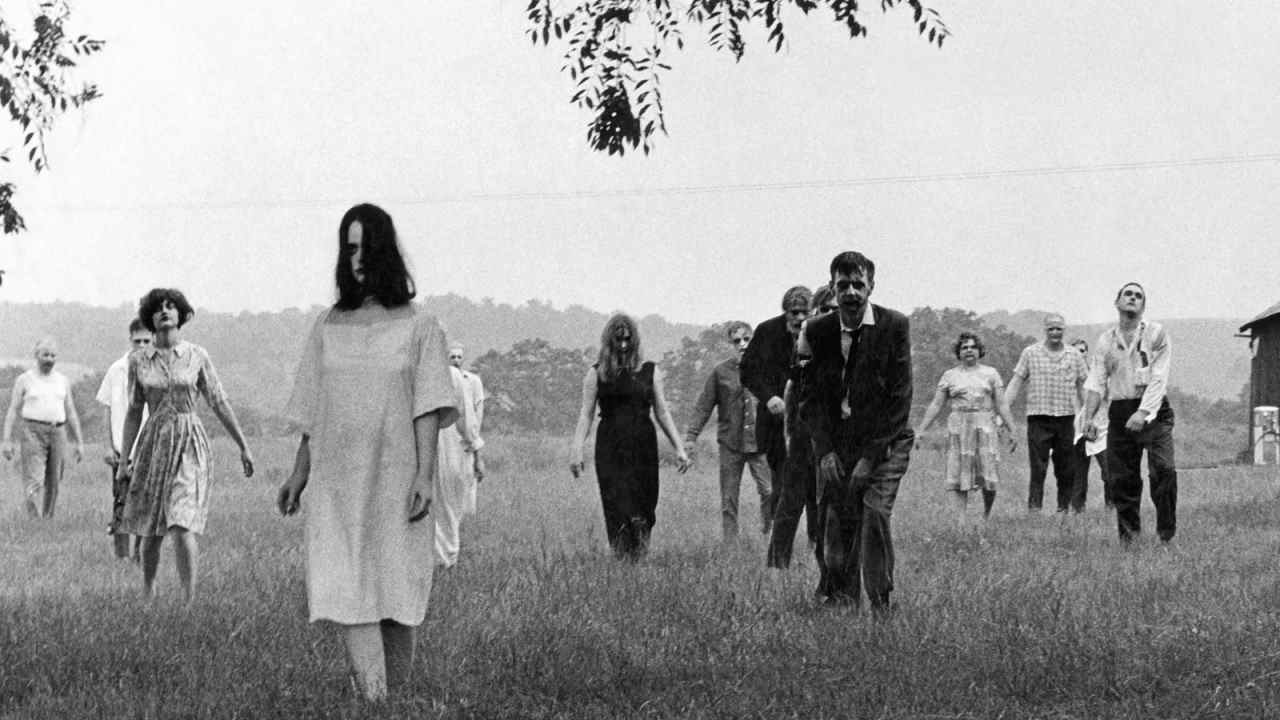 Les zombies dans La Nuit des morts-vivants.