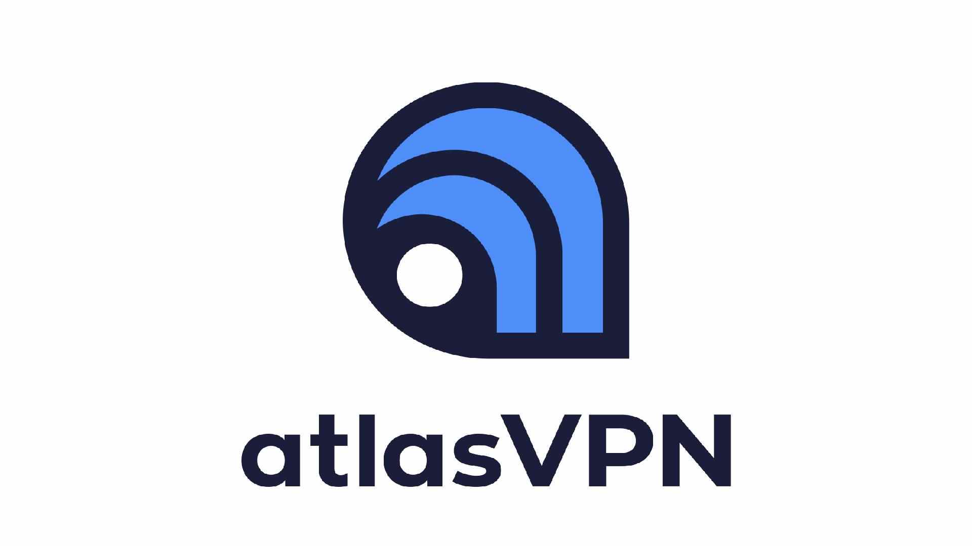 Meilleur VPN gratuit, option 3 - AtlasVPN.  L'image montre le logo d'AtlasVPN.