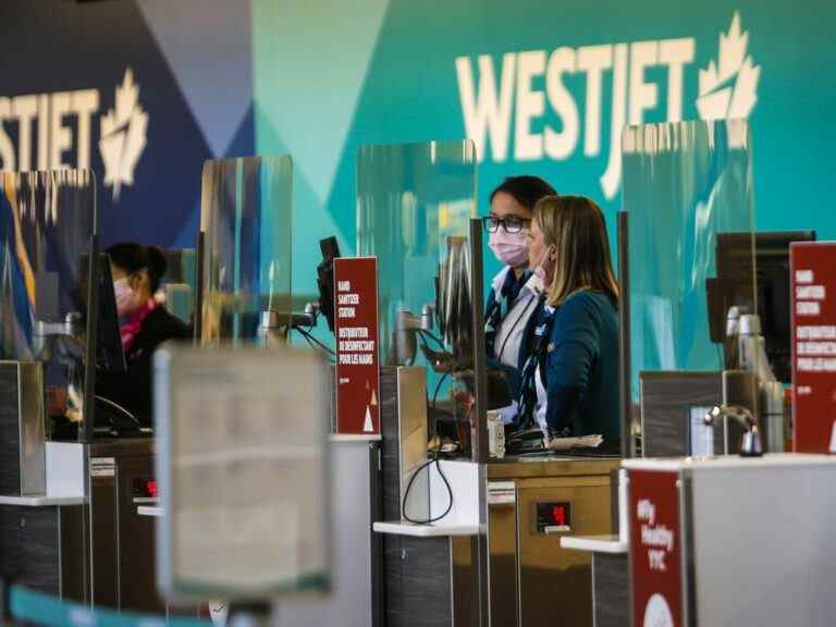 «Nous sommes épuisés»: les travailleurs de WestJet Calgary et Vancouver pourraient être en grève d’ici mercredi prochain