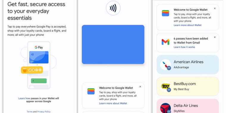 Google Wallet est déployé auprès des utilisateurs et vivra aux côtés de Google Pay aux États-Unis