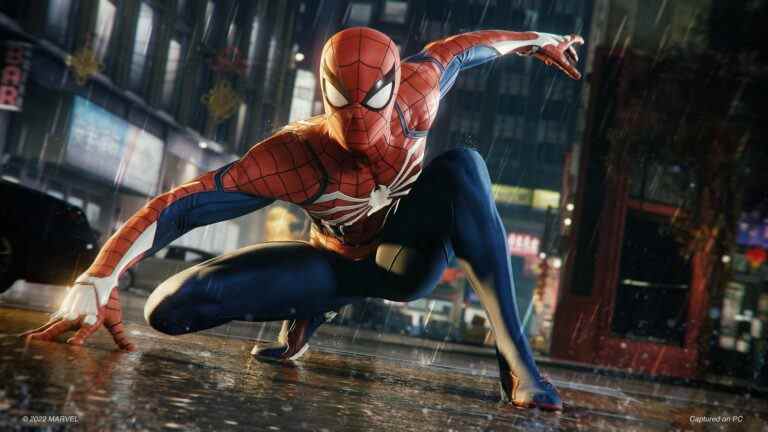 Les captures d’écran de Spider-Man PC qui ont fui ont basculé sur le Web