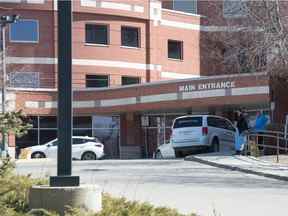 L'hôpital général de Regina à Regina, en Saskatchewan, le 6 avril 2021.