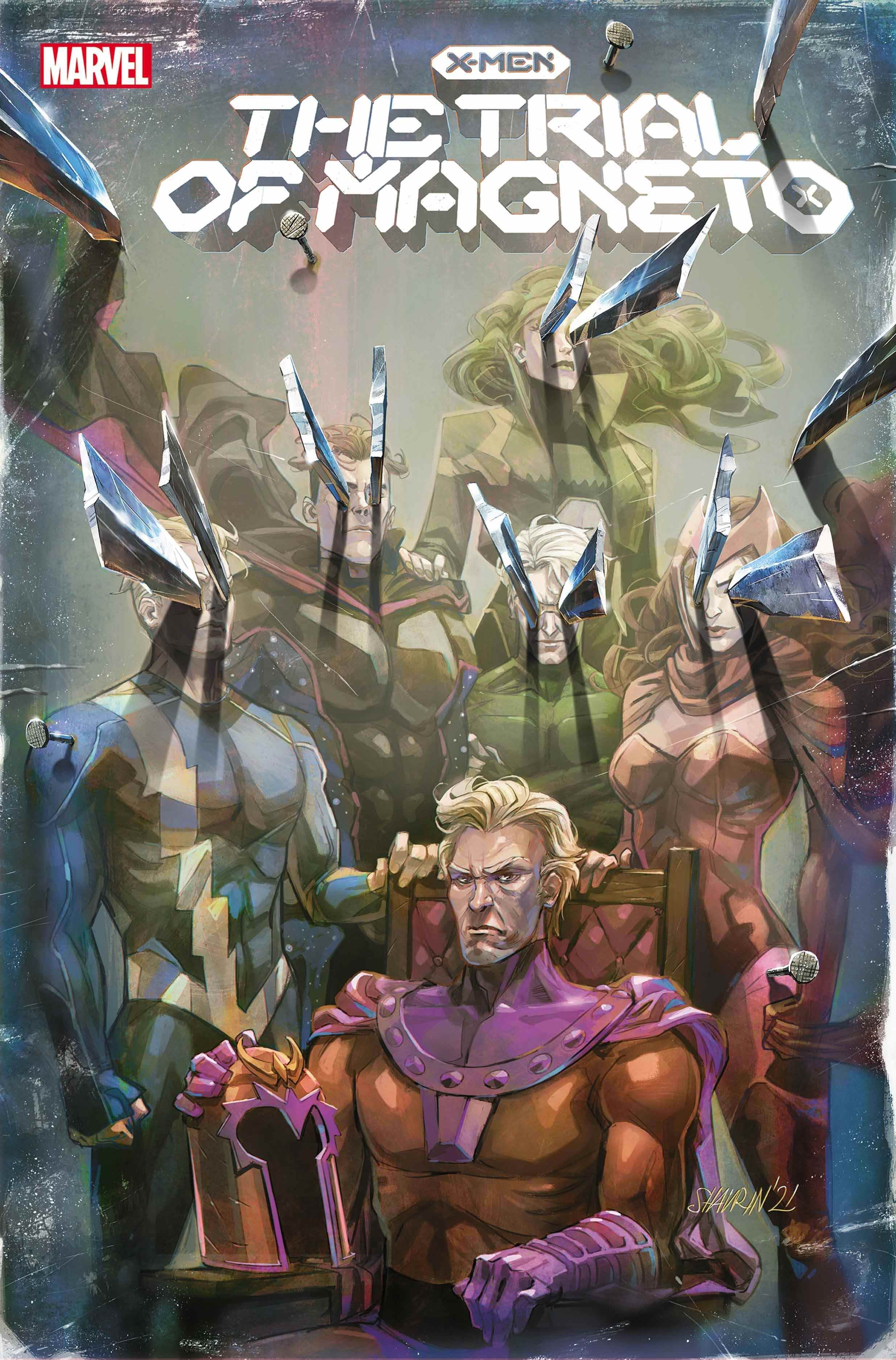 Couverture de la variante X-Men: The Trial of Magneto # 2